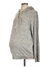 A Pea in the Pod Gray Pullover Hoodie Size Lg Maternity - photo 1