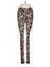 Victoria's Secret Animal Print Brown Leggings Size 2 - photo 2