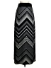 AB Studio Chevron-herringbone Black Formal Skirt Size S - photo 2