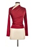 Shein Burgundy Long Sleeve Top Size 6 - photo 1