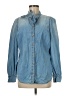Scoop Blue Long Sleeve Button-Down Shirt Size M - photo 1