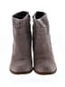 Crown Vintage 100% Leather Gray Ankle Boots Size 8 1/2 - photo 2