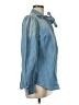 Scoop Blue Long Sleeve Button-Down Shirt Size M - photo 4