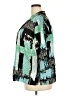 Elementz Color Block Teal 3/4 Sleeve Blouse Size 2X - photo 5