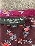 Feathers 100% Cupro Purple Long Sleeve Blouse Size XS - photo 7