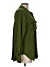 UNTUCKit 100% Polyester Green Long Sleeve Blouse Size 12 - photo 4