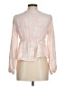 Miami 100% Polyester Pink Long Sleeve Blouse Size M - photo 2