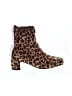 Unbranded Animal Print Brown Tan Ankle Boots Size EU 40 - photo 1