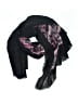Unbranded Paisley Black Purple Scarf One size - photo 1