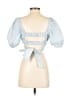 Fore Blue 3/4 Sleeve Blouse Size S - photo 2