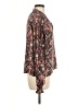 Evereve 100% Polyester Brown Long Sleeve Blouse Size M - photo 4