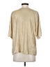 Zara Metallic Gold Short Sleeve Turtleneck Size S - photo 2