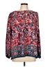 Ann Taylor LOFT Outlet 100% Polyester Red Long Sleeve Blouse Size L - photo 1
