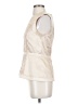 BCBGMAXAZRIA 100% Polyester Ivory Sleeveless Blouse Size S - photo 5