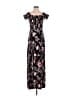 Express Floral Black Casual Dress Size S - photo 1