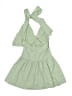 EGO 100% Polyester Green Casual Dress Size 0 - photo 2