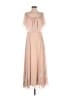 BHLDN 100% Polyester Tan Cocktail Dress Size 4 - photo 1