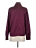 Calvin Klein 100% Polyester Burgundy Long Sleeve Blouse Size S - photo 2