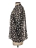 Club Monaco 100% Silk Animal Print Gray Blouse Size S (estimated) - photo 5