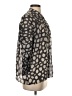 Club Monaco 100% Silk Animal Print Gray Blouse Size S (estimated) - photo 4