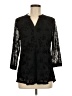 Timeson Black 3/4 Sleeve Blouse Size M - photo 1
