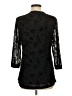 Timeson Black 3/4 Sleeve Blouse Size M - photo 2