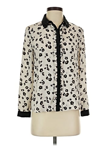 Cynthia Rowley Long Sleeve Blouse (view 1)