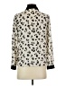 Cynthia Rowley Animal Print Ivory Long Sleeve Blouse Size 2 - photo 2