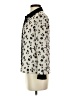 Cynthia Rowley Animal Print Ivory Long Sleeve Blouse Size 2 - photo 5