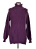 Unbranded 100% Polyester Purple Turtleneck Sweater Size L - photo 1