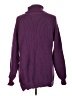 Unbranded 100% Polyester Purple Turtleneck Sweater Size L - photo 2