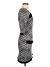 Jax Argyle Gray Casual Dress Size M - photo 4