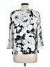 Assorted Brands Silver 3/4 Sleeve Blouse Size L - photo 2