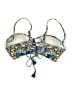 Bar III Paisley Blue Swimsuit Top Size XXS (estimated) - photo 2