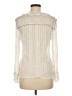 Zero Degrees Celsius Ivory Long Sleeve Blouse Size M - photo 2
