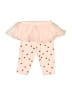 Carter's 100% Cotton Hearts Pink Leggings 3-6 MO / 6 MO - photo 1