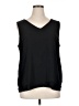 Ann Taylor Factory 100% Polyester Black Sleeveless Top Size XL - photo 1