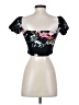 Unbranded Black Short Sleeve Top Size S - photo 2