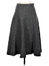 Dialogue Chevron-herringbone Gray Casual Skirt Size 4 - photo 1