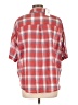 Freebird Plaid Red Short Sleeve Button-Down Shirt Size L - photo 2