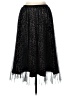 Joh 100% Polyester Animal Print Black Formal Skirt Size L - photo 1