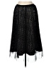 Joh 100% Polyester Animal Print Black Formal Skirt Size L - photo 2