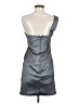 Betsy & Adam Stars Gray Silver Cocktail Dress Size 8 - photo 2