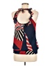 Bebe Blue Sleeveless Blouse Size M - photo 2