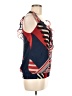 Bebe Blue Sleeveless Blouse Size M - photo 4