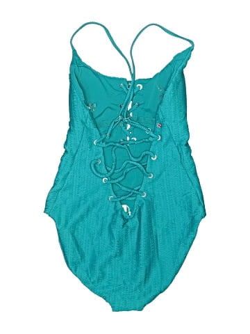 Red Carter One Piece Swimsuit (view 2)