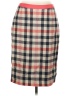Boden 100% Wool Plaid Red Wool Skirt Size 10R - photo 1