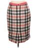 Boden 100% Wool Plaid Red Wool Skirt Size 10R - photo 2