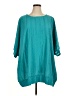 BLOOMCHIC Teal 3/4 Sleeve Blouse Size 30 waist - photo 1