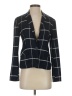 Cupcakes & Cashmere Plaid Black Blazer Size 0 - photo 1